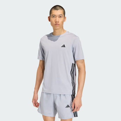 Polera Hombre Workout Essentials Base 3 Tiras Gris