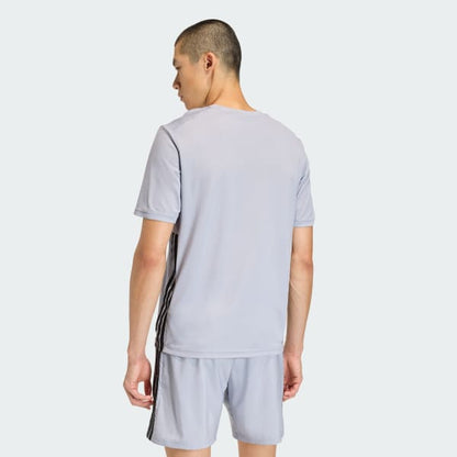 Polera Hombre Workout Essentials Base 3 Tiras Gris