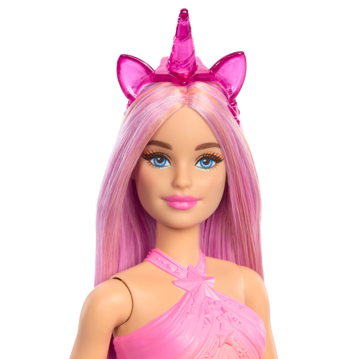 Muñeca Barbie Fantasía Unicornio Faldas De Ensueño Rosa