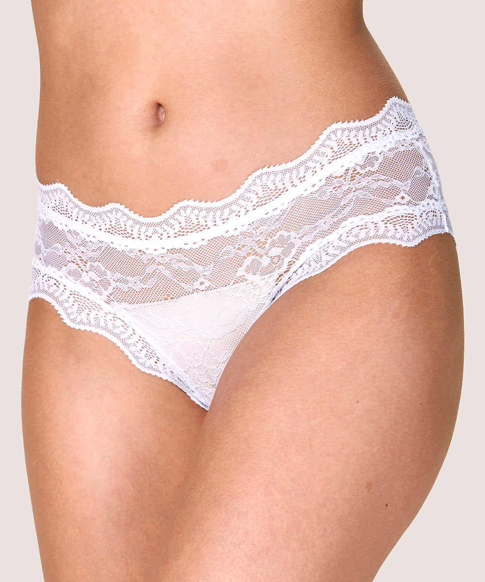 Pantaleta Mujer Encaje Blanco