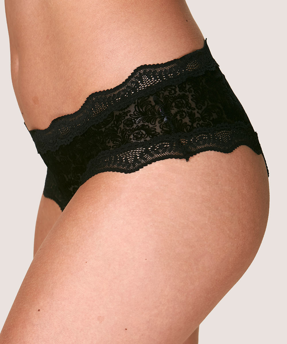 Pantaleta Mujer Encaje Negro