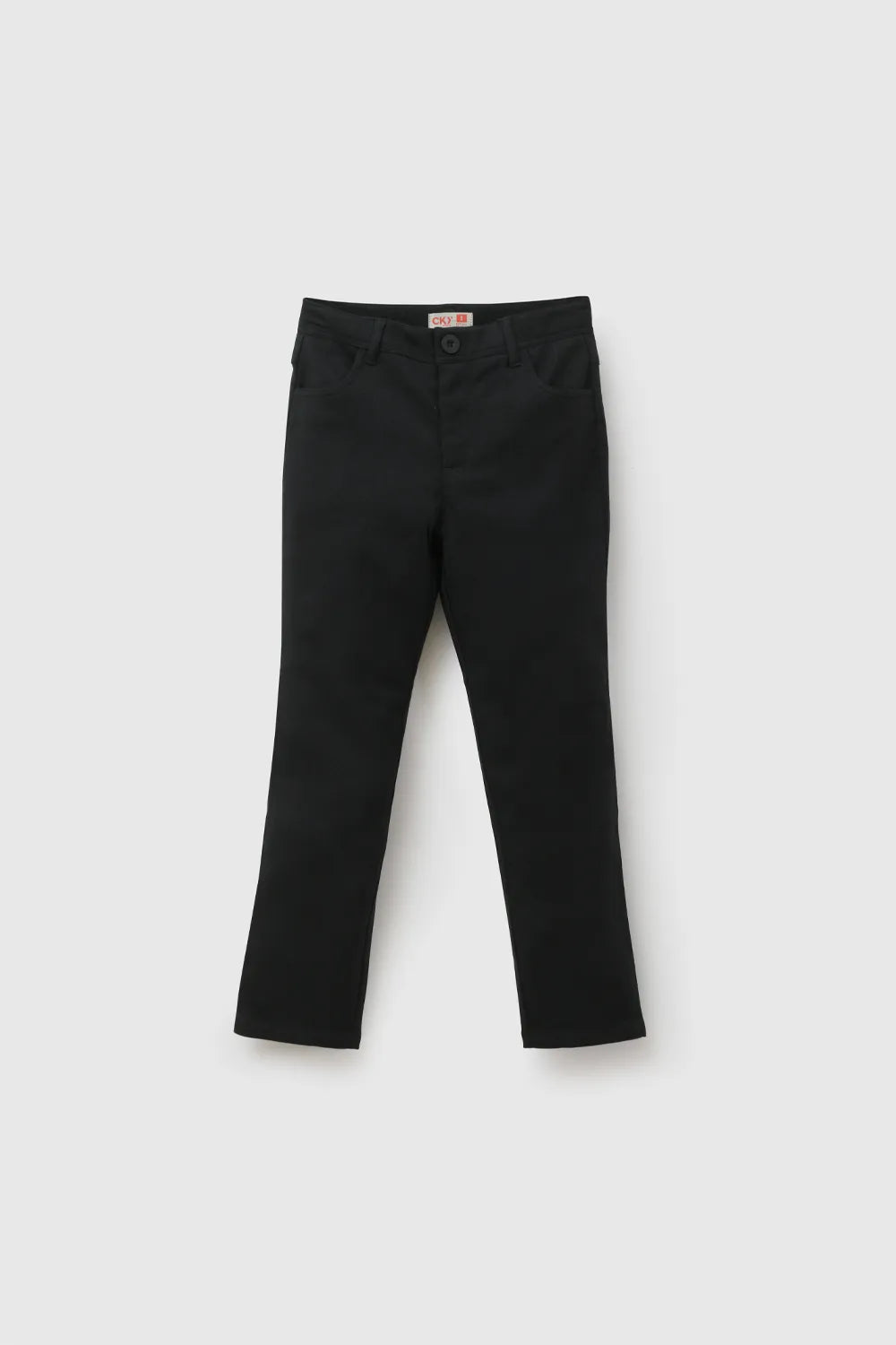 Pantalon Escolar Niña Con Cierre Y Botón Azul