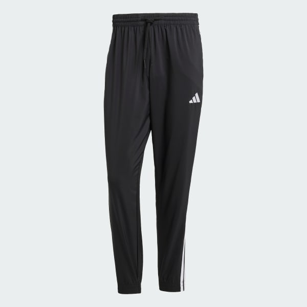 Pantalón Hombre Essentials 3 Tiras Tejido Negro