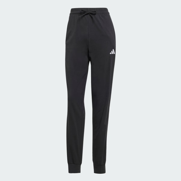 Pantalón Mujer Essentials Jogger 3 Tiras Negro