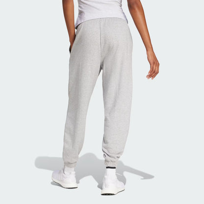 Pantalón Mujer Essentials Linear Felpa Francesa Puños Ajustados Medium Grey Heather