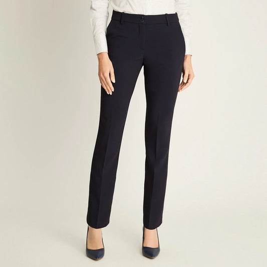 Pantalón Mujer Formal Azul Recto