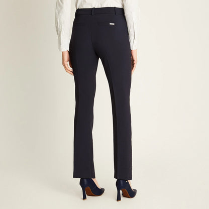 Pantalón Mujer Formal Azul Recto