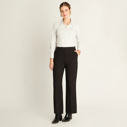 Pantalón Mujer Formal Negro Palazzo