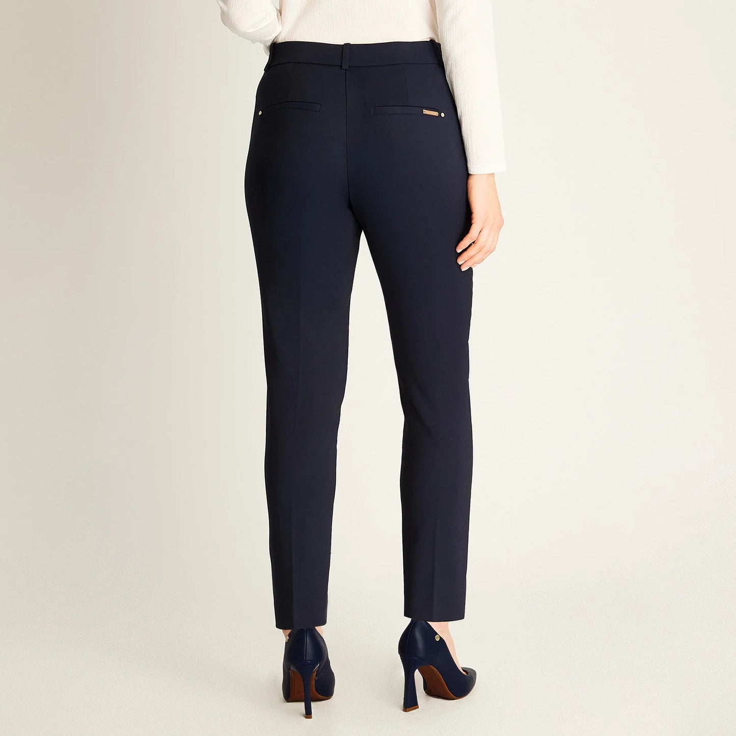 Pantalón Mujer Formal Slim Azul