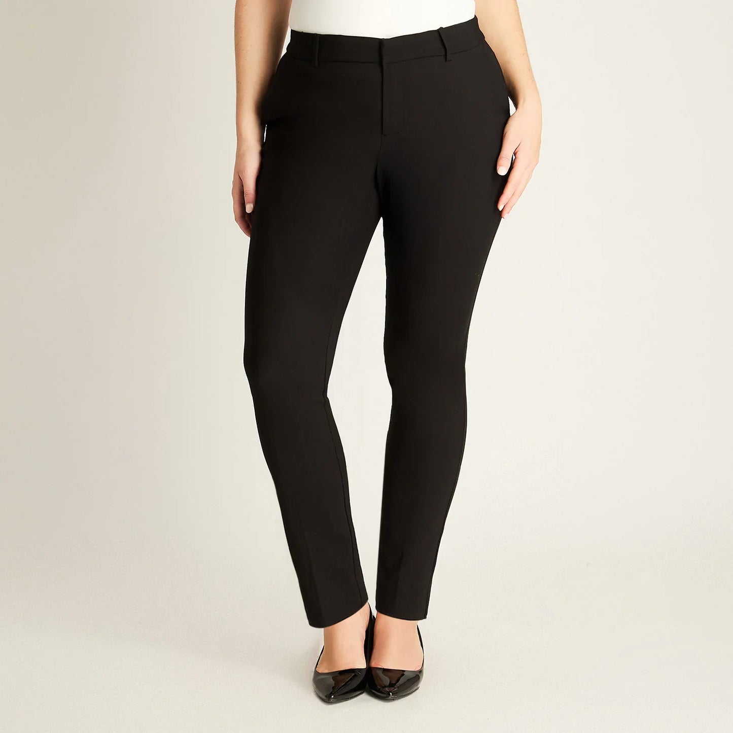 Pantalón Mujer Formal Slim Negro