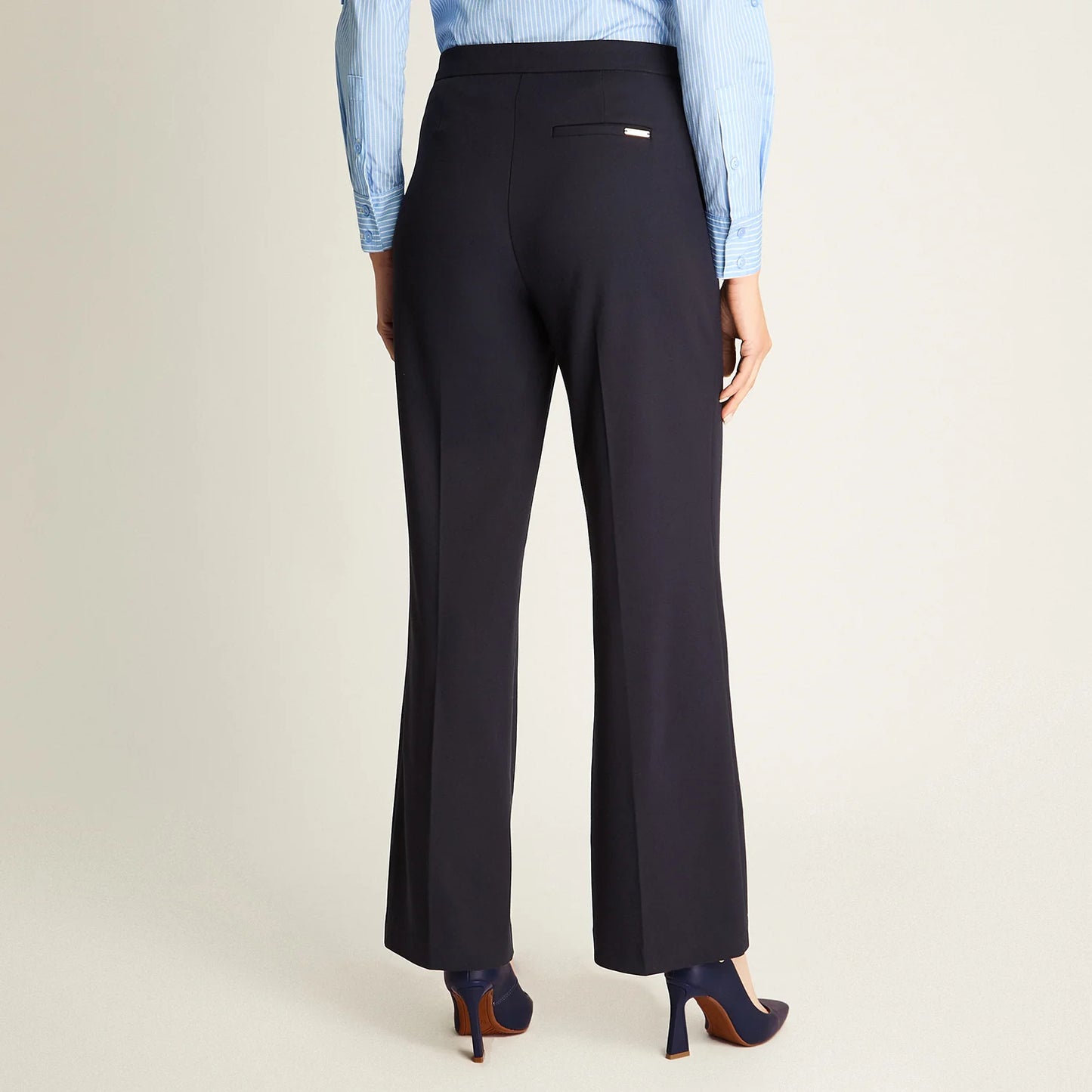 Pantalón Mujer Palazzo Azul