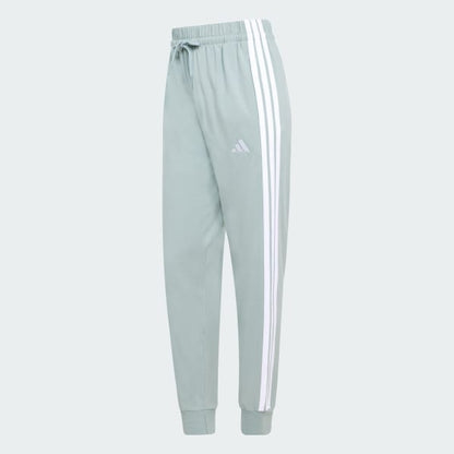 Pantalón Mujer de Buzo Essentials 3 Tiras Verde Suave