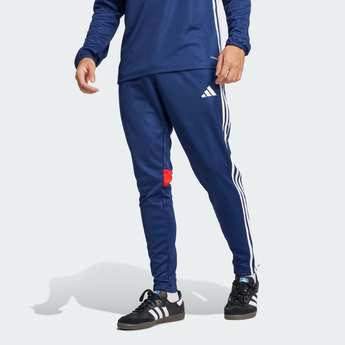 Pantalón Hombre Futbol de Entrenamiento Tiro 25 Essentials Azul Electrico