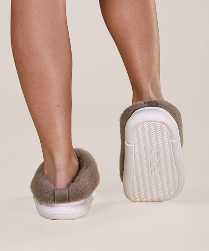 Pantufla Mujer Slipper Café