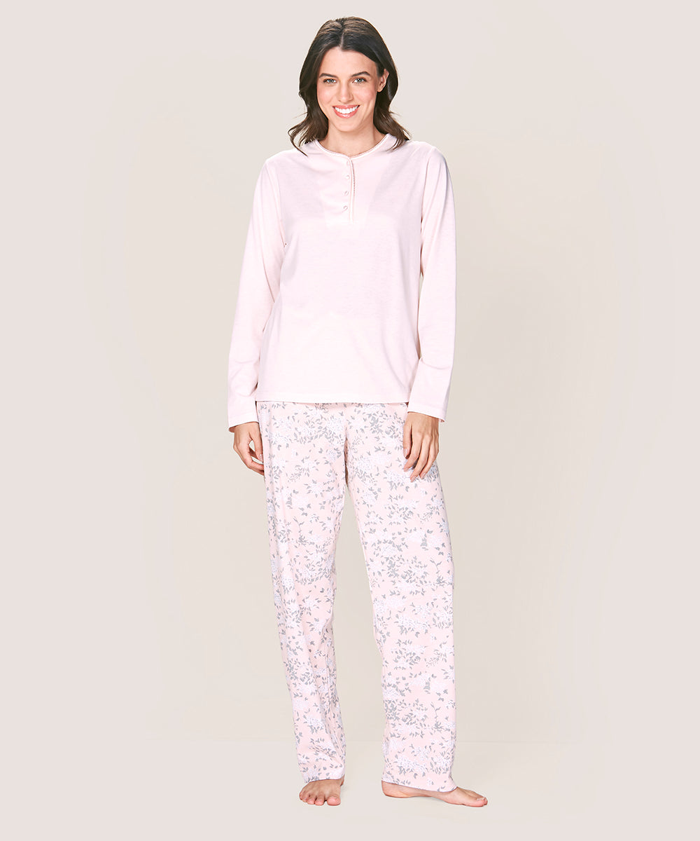 Pijama Mujer Cotton Damasco