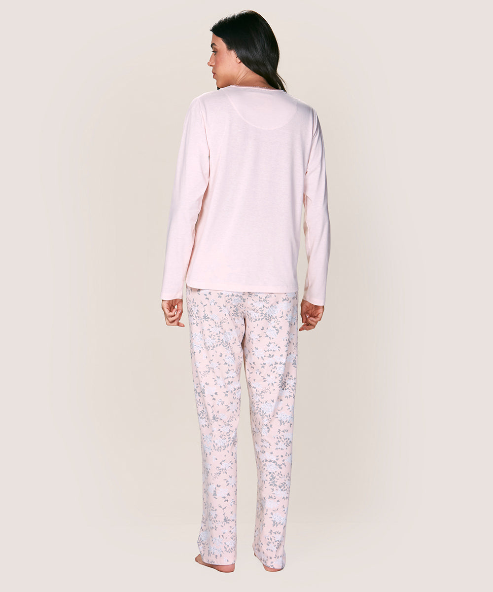 Pijama Mujer Cotton Damasco