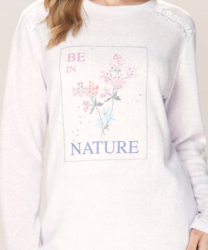 Pijama Mujer Micropolar Lila