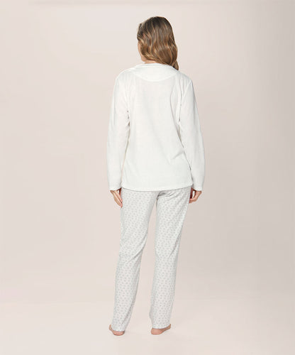 Pijama Mujer Micropolar Melange