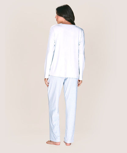 Pijama Mujer Soft Fantasia Celeste