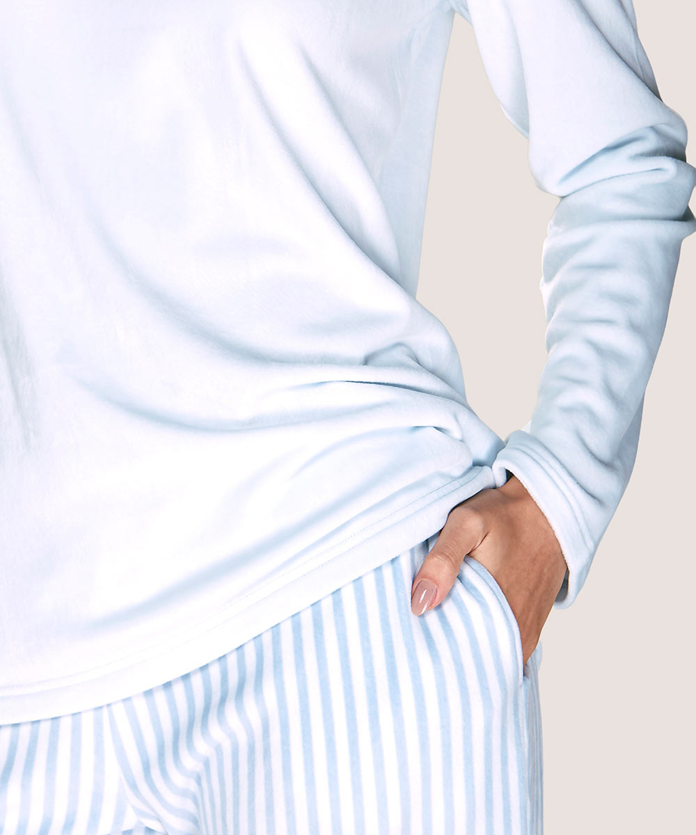 Pijama Mujer Soft Fantasia Celeste