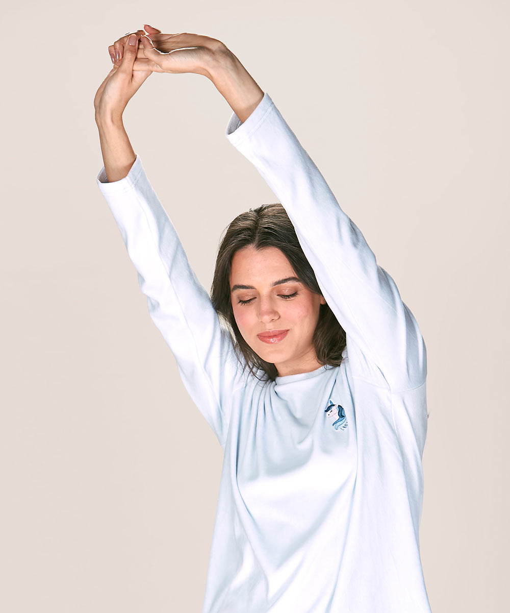 Pijama Mujer Soft Fantasia Celeste