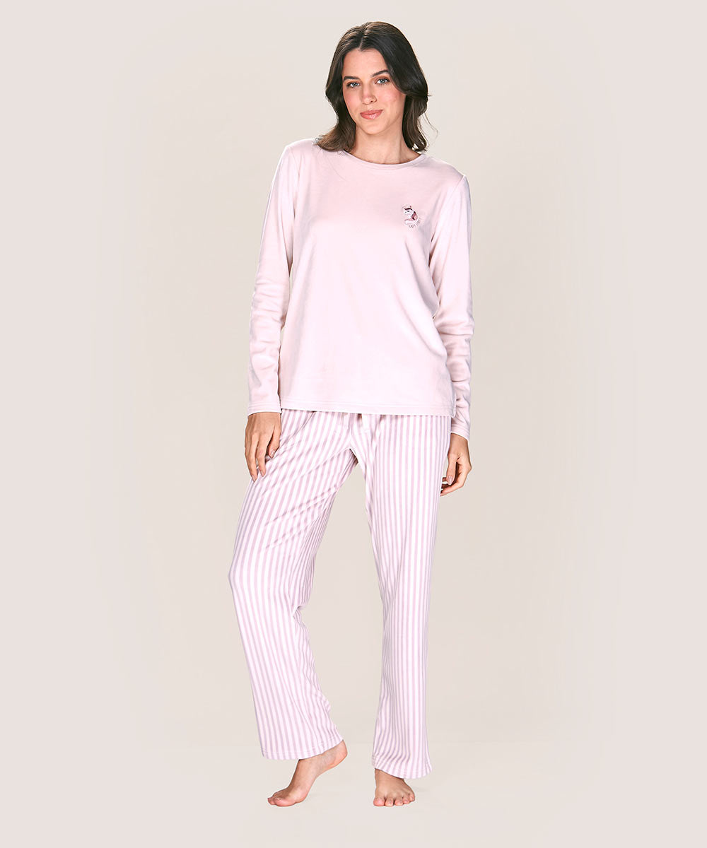 Pijama Mujer Soft Fantasia Rosa