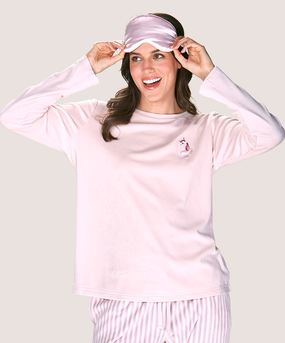 Pijama Mujer Soft Fantasia Rosa