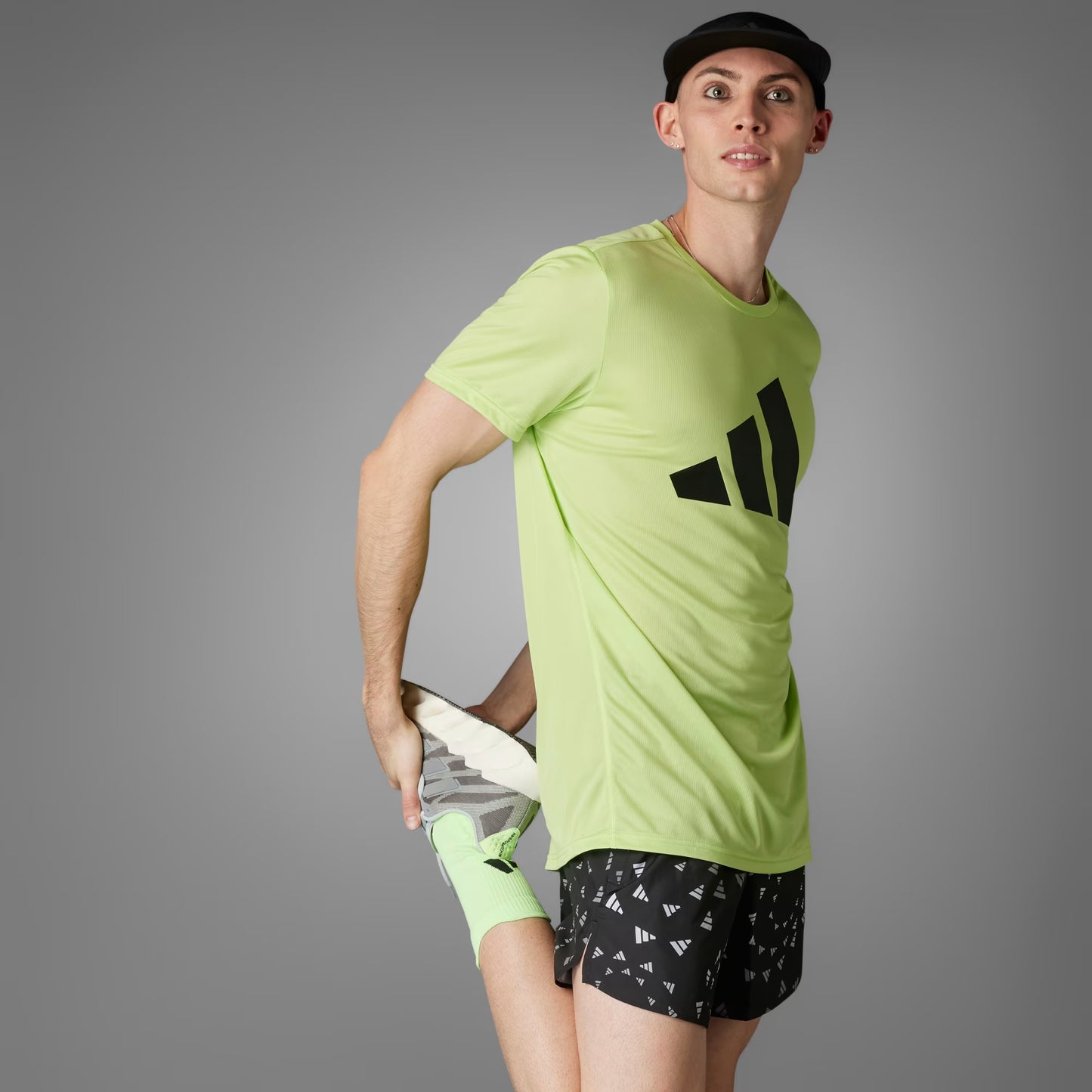 Polera Hombre Running Run It Pulse Lime