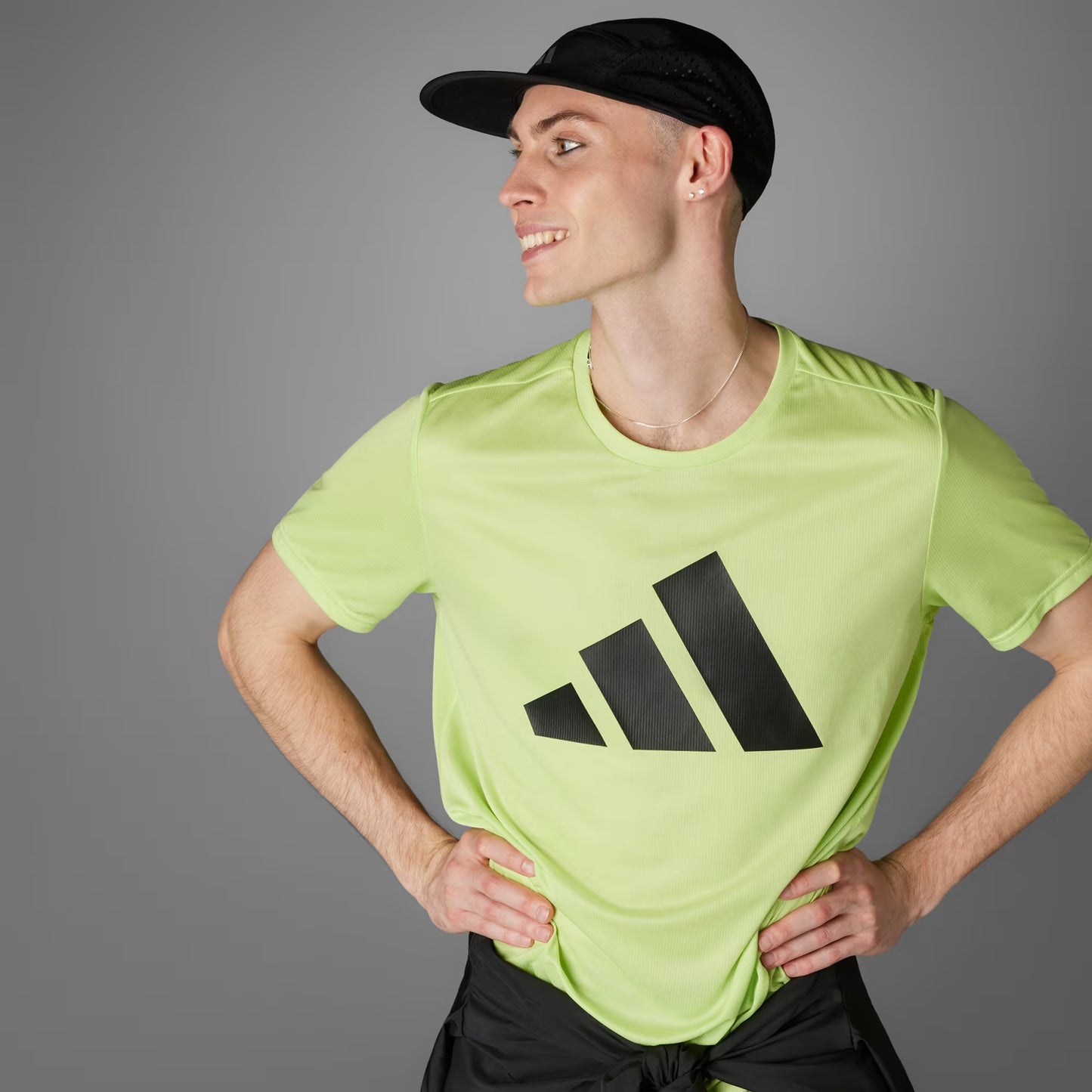 Polera Hombre Running Run It Pulse Lime