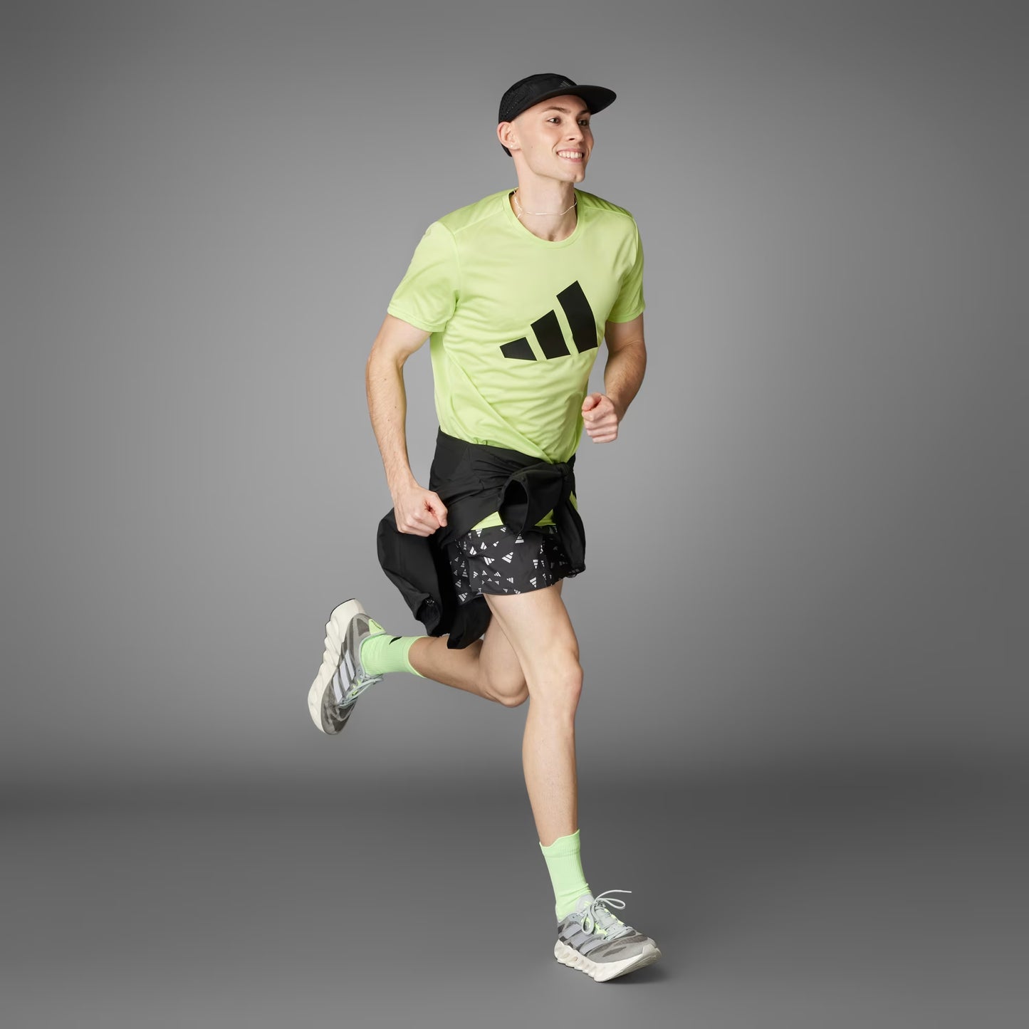 Polera Hombre Running Run It Pulse Lime