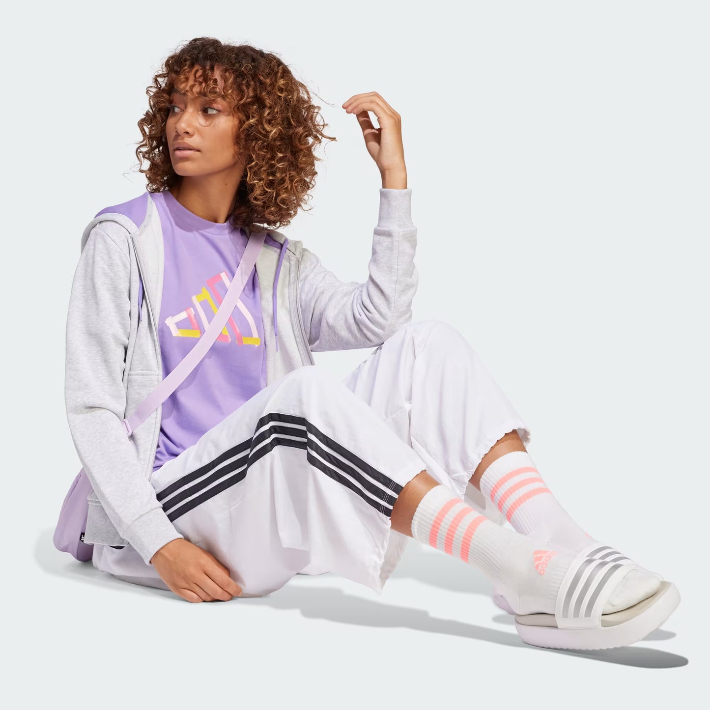 Polera Mujer Tech Fill Estampada Violeta