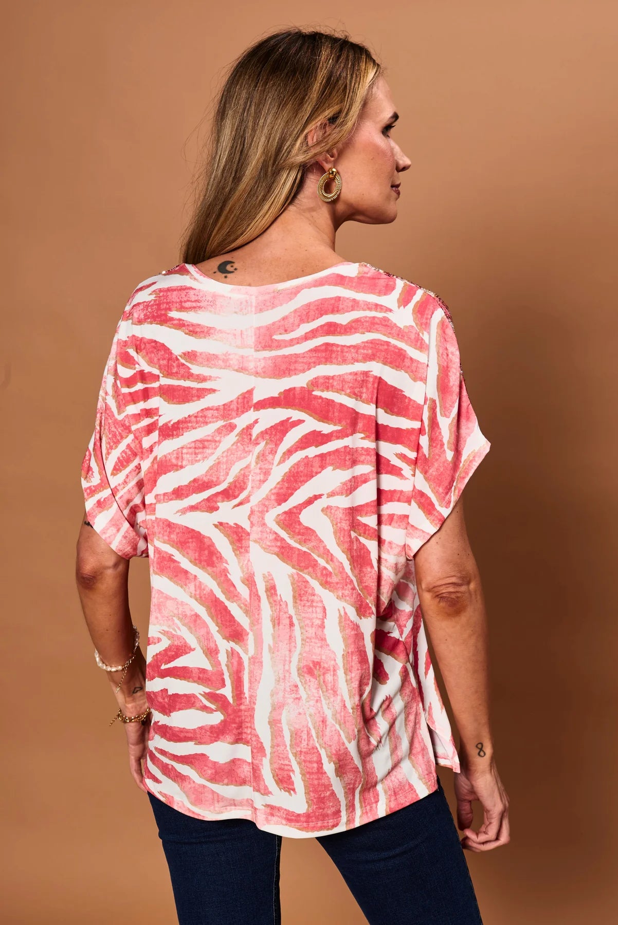 Polera Mujer Amal Coral
