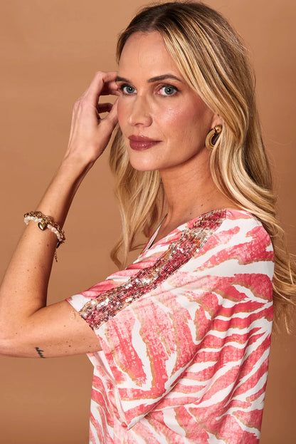 Polera Mujer Amal Coral
