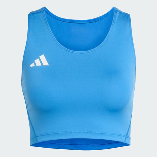 Top Mujer de Running Adizero Essentials Azul Rayo