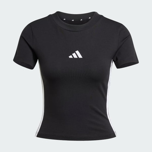 Polera Mujer Essentials 3 Tiras Slim Baby Negro