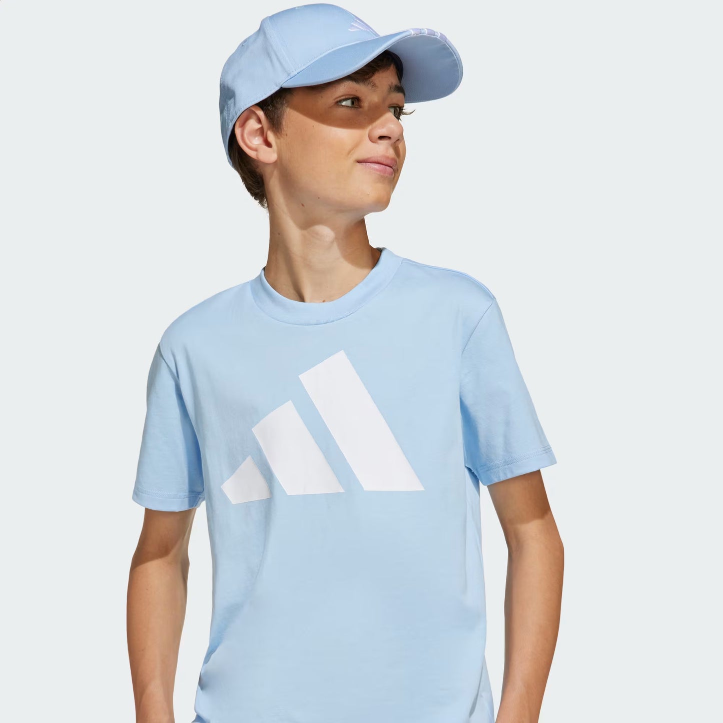 Polera Niño Essentials Celeste