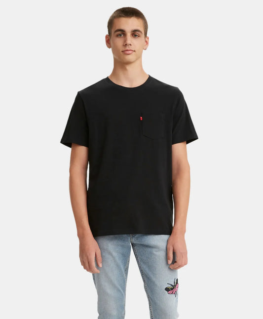 Polera Hombre Ss Classic Pocket Tee Negro