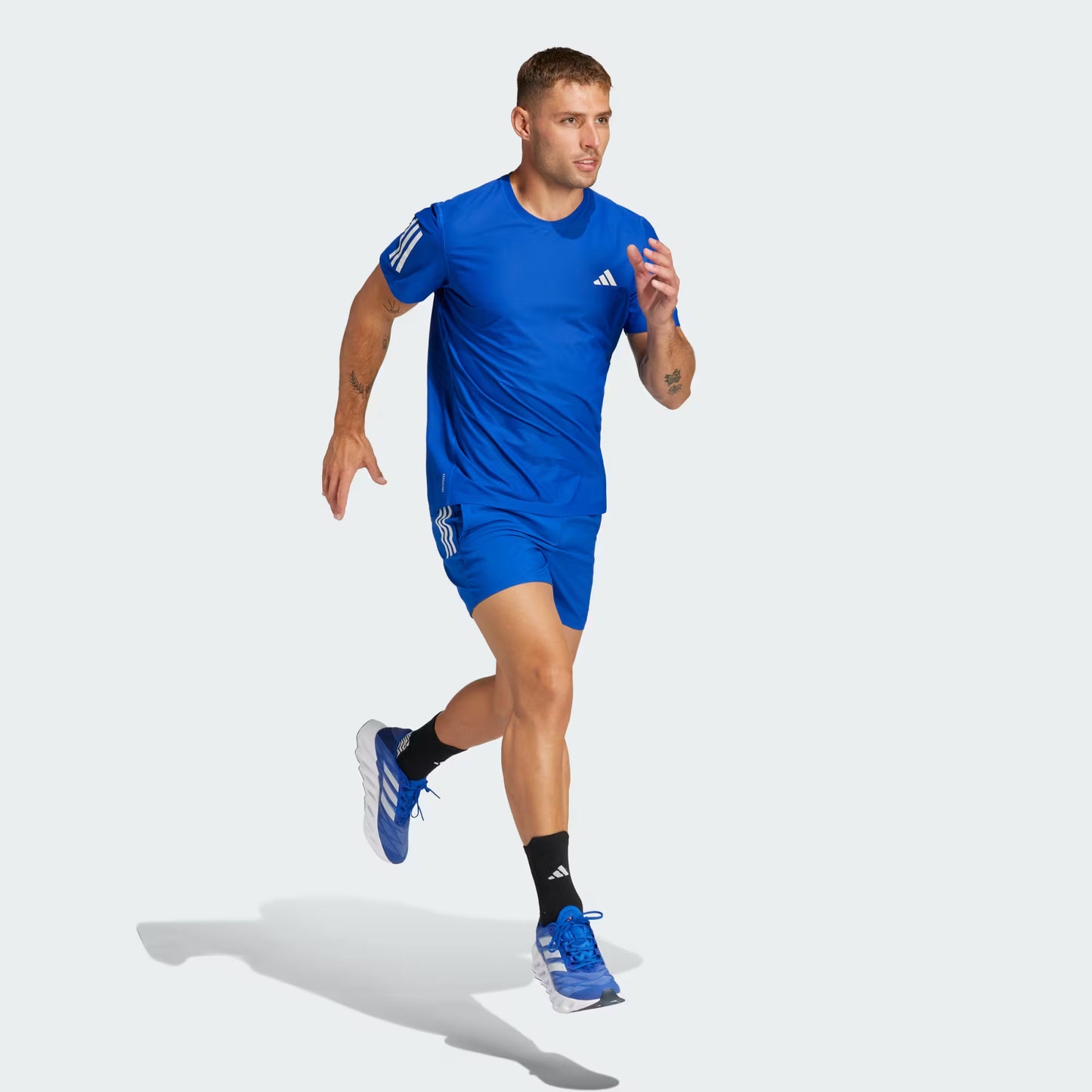 Polera Hombre Running Own the Run Royal Blue