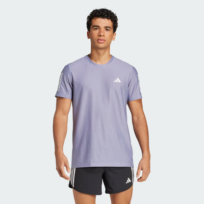 Polera Hombre Running Own the Run Aurora Silver Violet