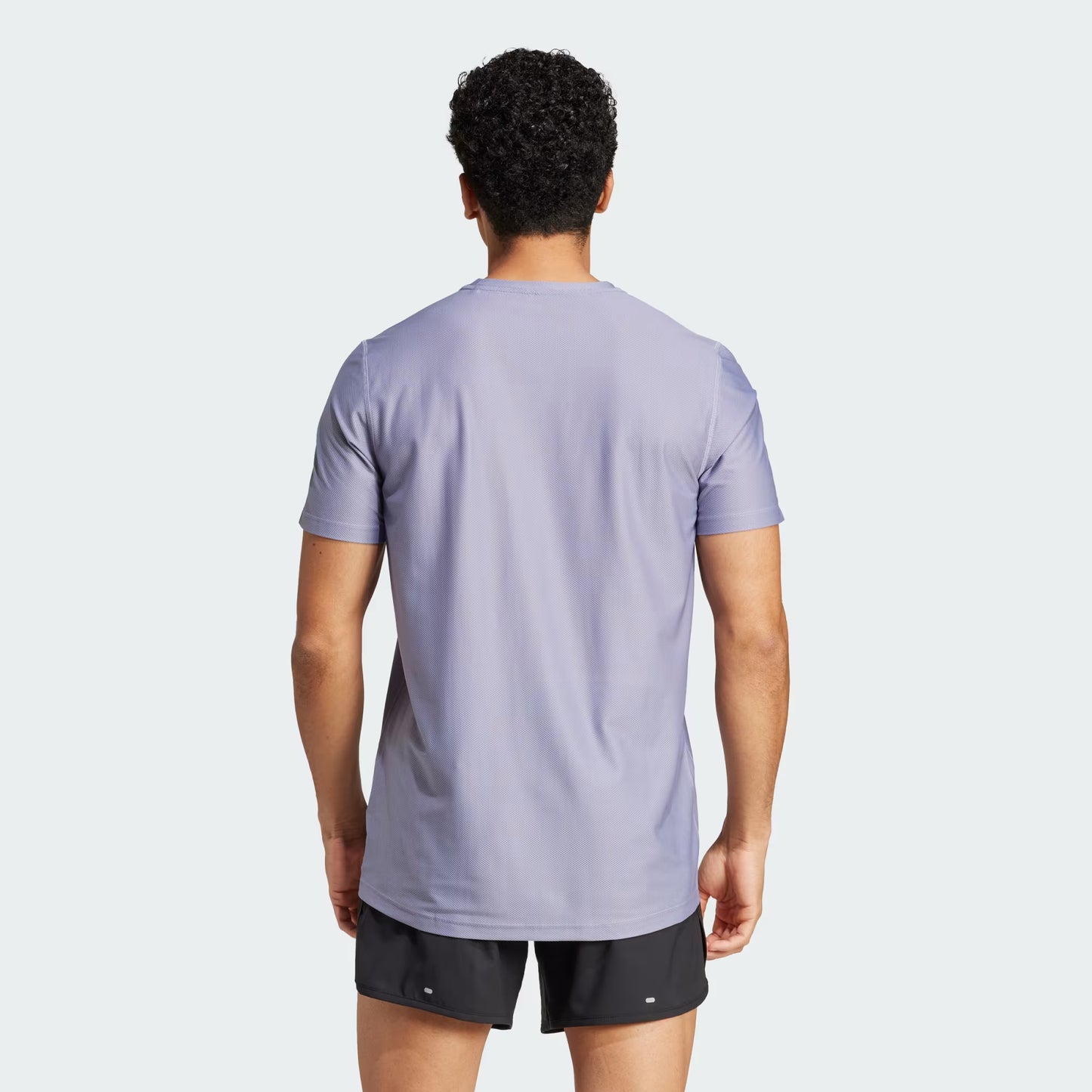 Polera Hombre Running Own the Run Aurora Silver Violet