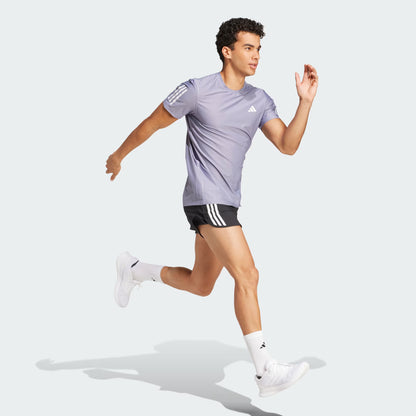 Polera Hombre Running Own the Run Aurora Silver Violet
