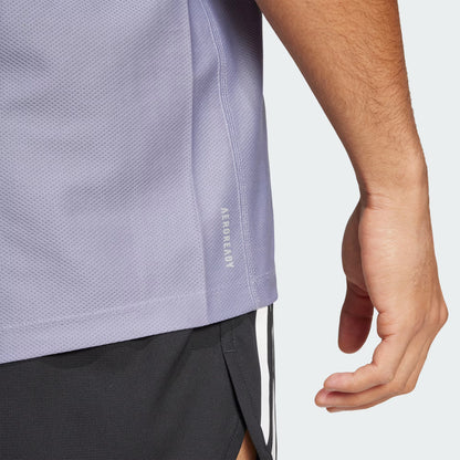 Polera Hombre Running Own the Run Aurora Silver Violet