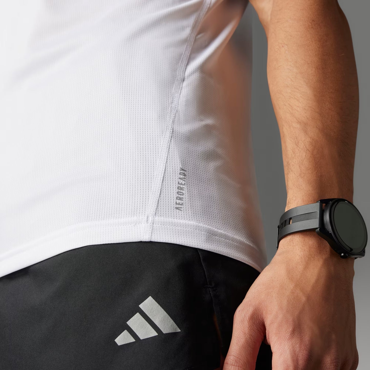 Polera Hombre Running Run It White