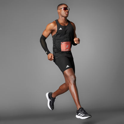 Polera Hombre Sin Mangas Adizero Running Essentials Negra