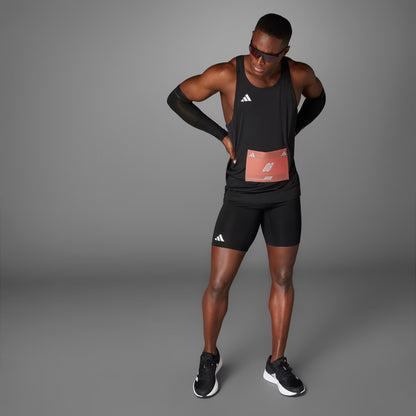 Polera Hombre Sin Mangas Adizero Running Essentials Negra