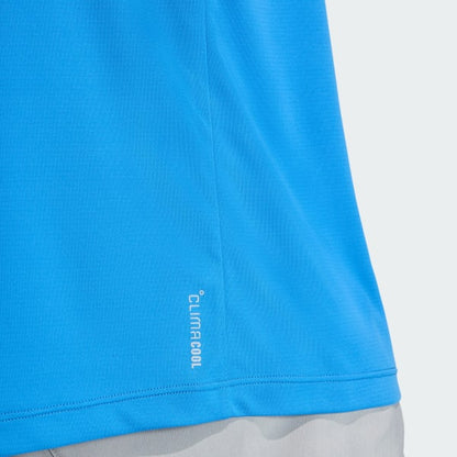 Polera Hombre Sin Mangas de Running adi365 Essentials Azul Real