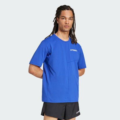 Polera Hombre Terrex Multi Climacool Azul Eléctrico