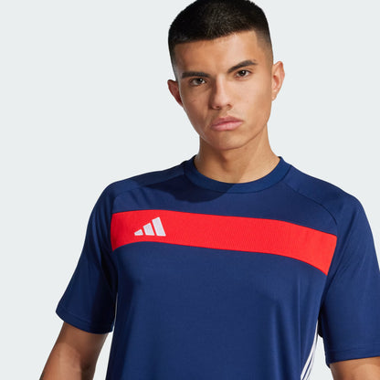 Polera Hombre Futbol Tiro 25 Essentials Team Navy