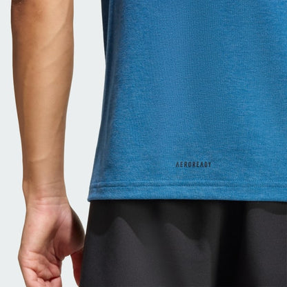 Polera Hombre de Entrenamiento Designed for Training Azul