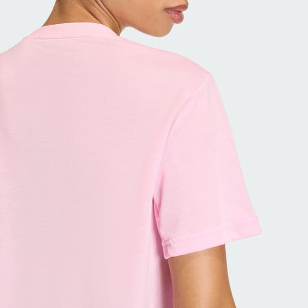 Polera Mujer de Entrenamiento Train Essentials Big Logo Performance Rosa